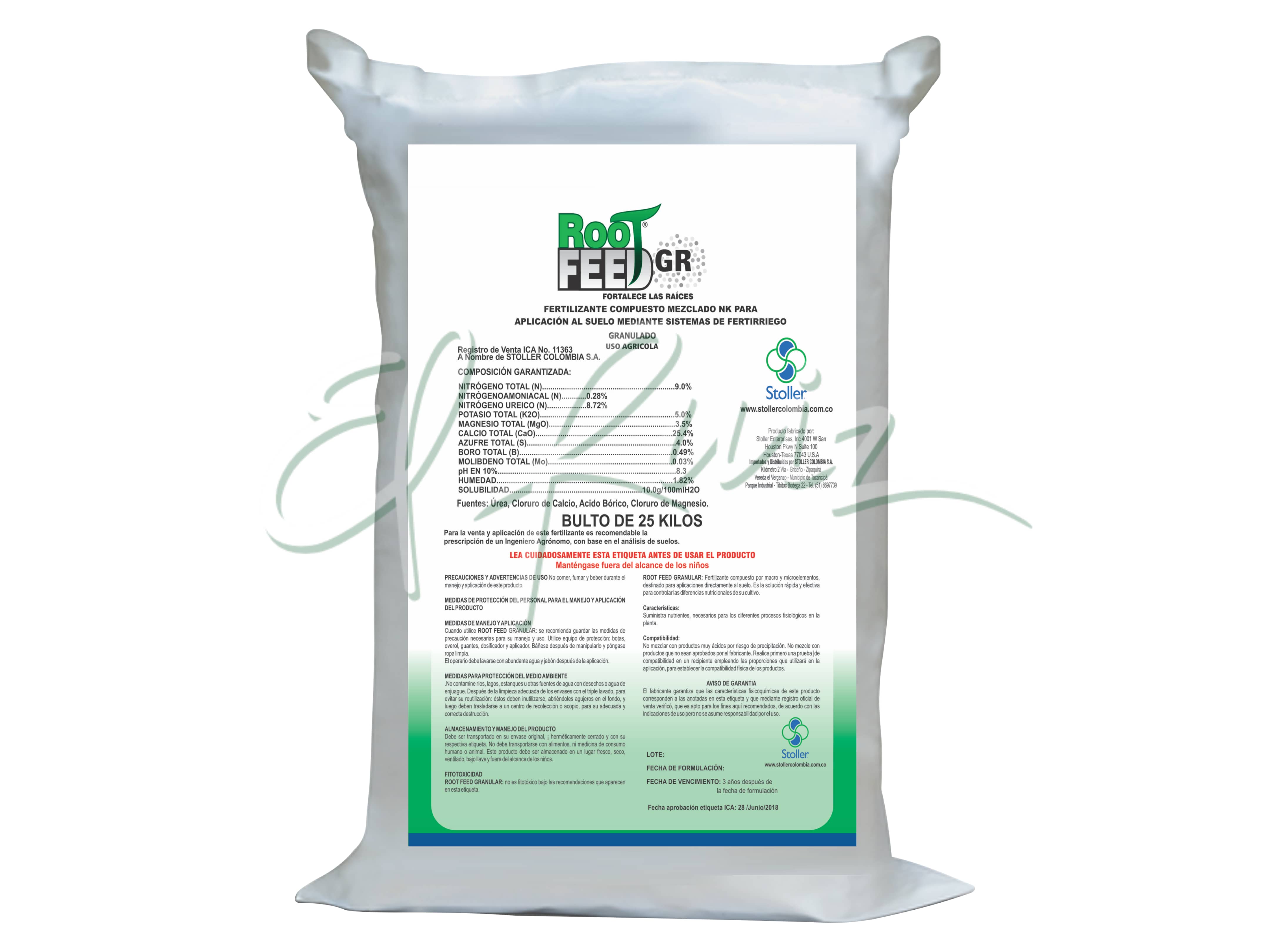 Fertilizante Root Feed GR x 25 Kg - Stoller | Croper
