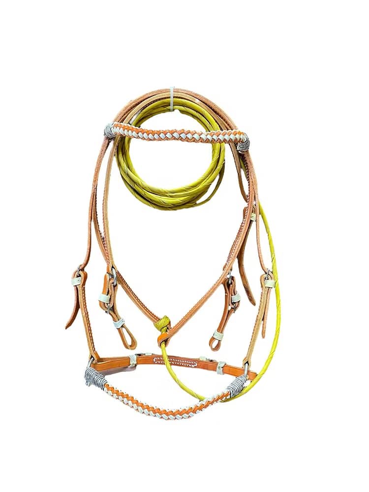 Apero de cabeza tejido plano para caballo