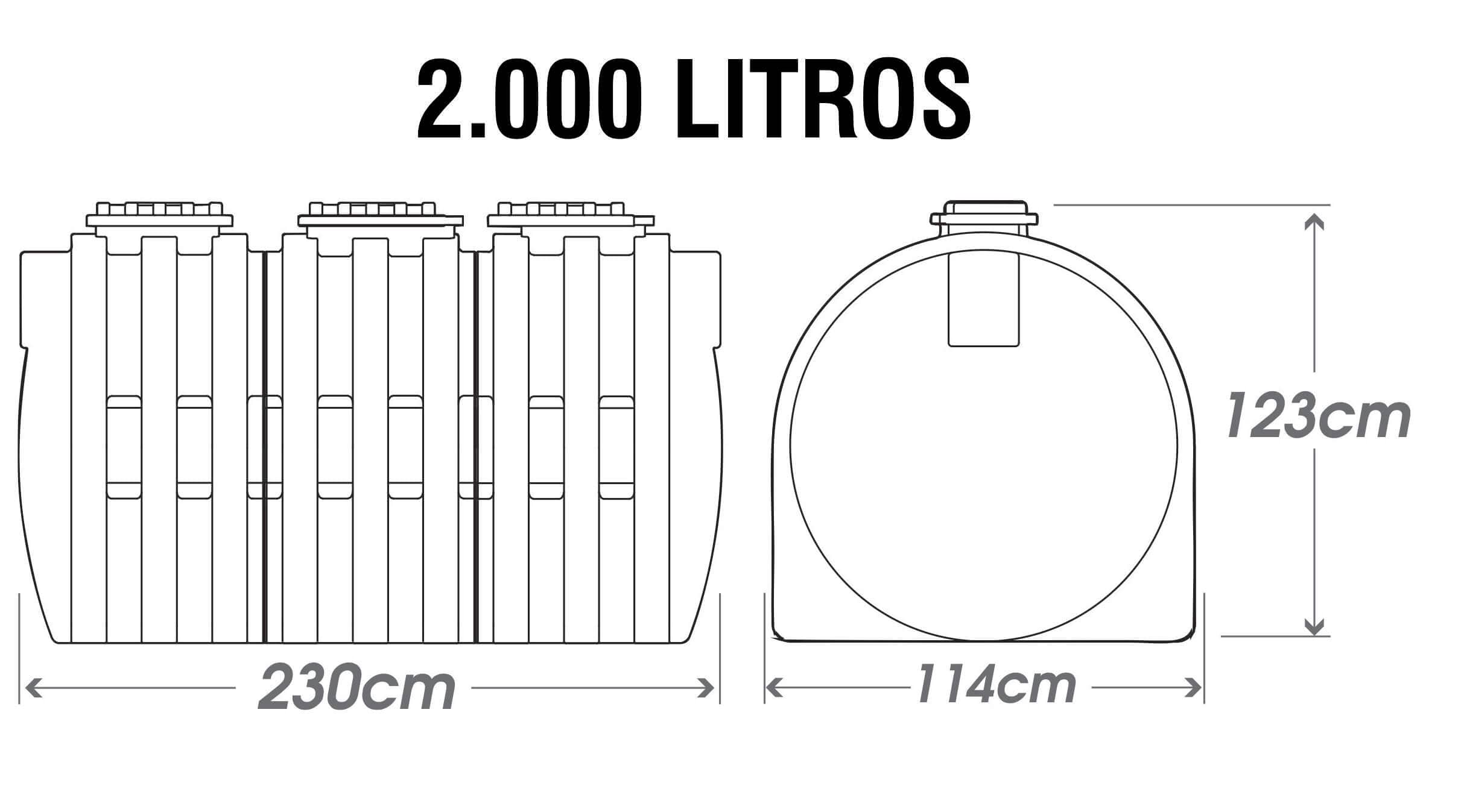 Tanques para pozos sépticos integrados