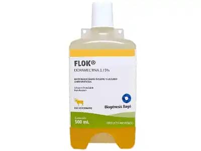 Flok Doramectina 3.15% 500 ml | Antiparasitario para Bovinos