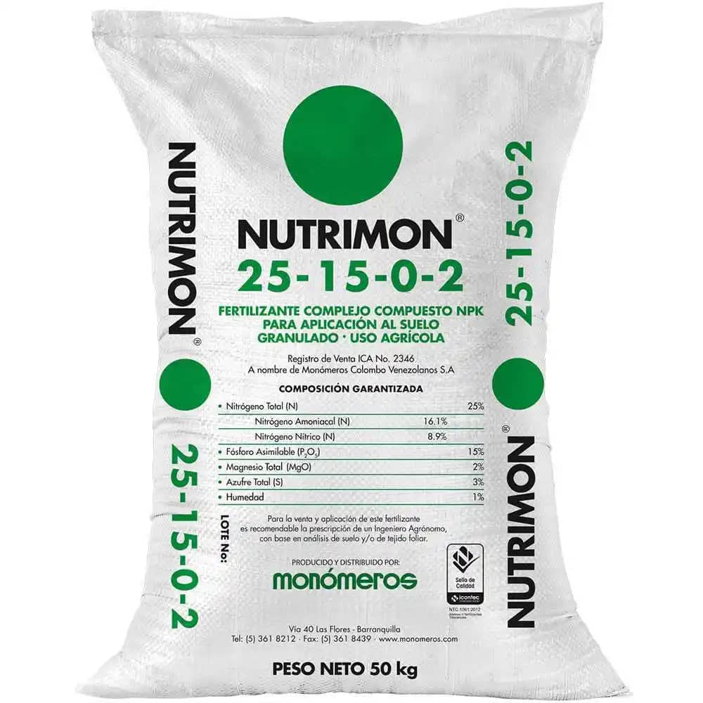 Fertilizante Edáfico 25-15-0-2-3 x 50 kg