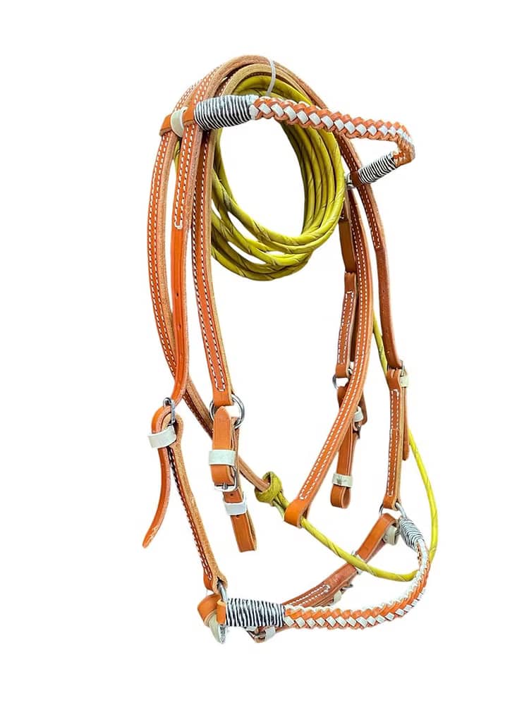 Apero de cabeza tejido plano para caballo