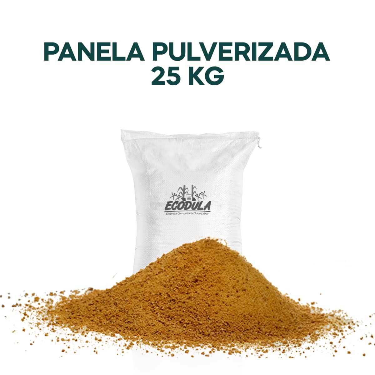 Venta de Panela Pulverizada x 25 Kilogramos