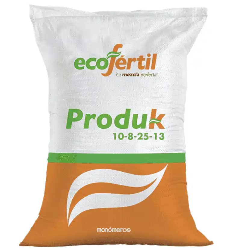 Fertilizante Produ-K 10-8-25-3 x 50kg | Potasio y producción